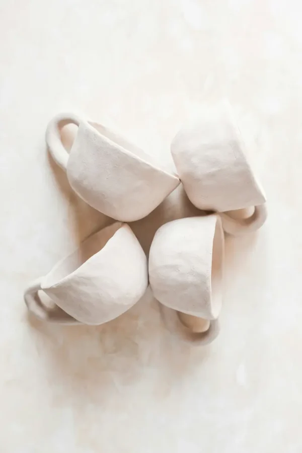 Taza cerámica beige